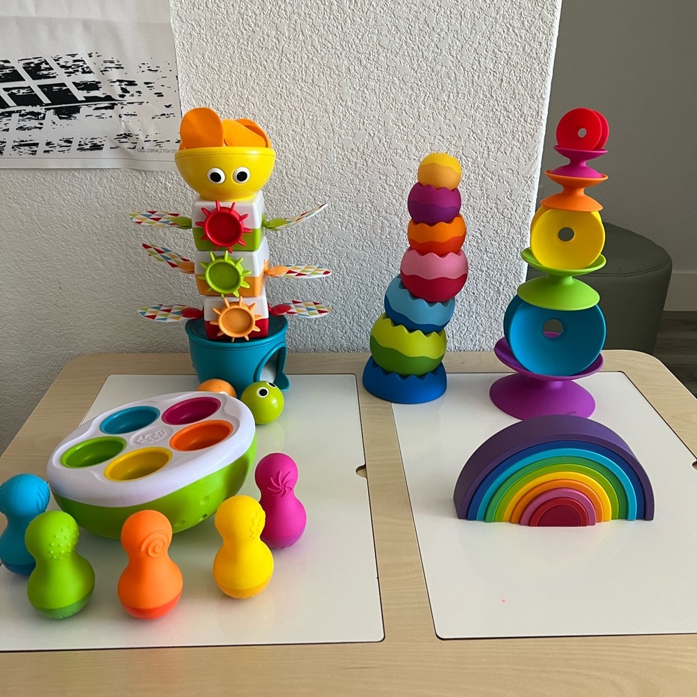 Colorful Stacking and Sorting Toy Set